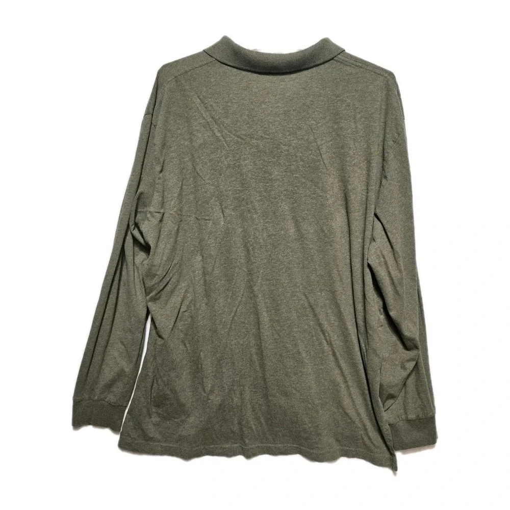 Polo‎ Ralph Lauren Men's Long Sleeves Polo Shirt  XXL Cotton  Green